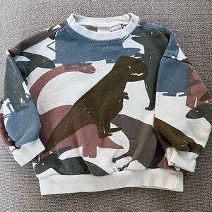 Zara Dino Crewneck Sweatshirt